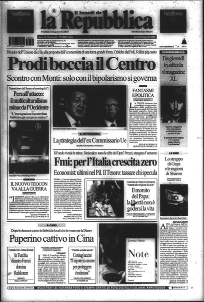 Il lunedì de La repubblica